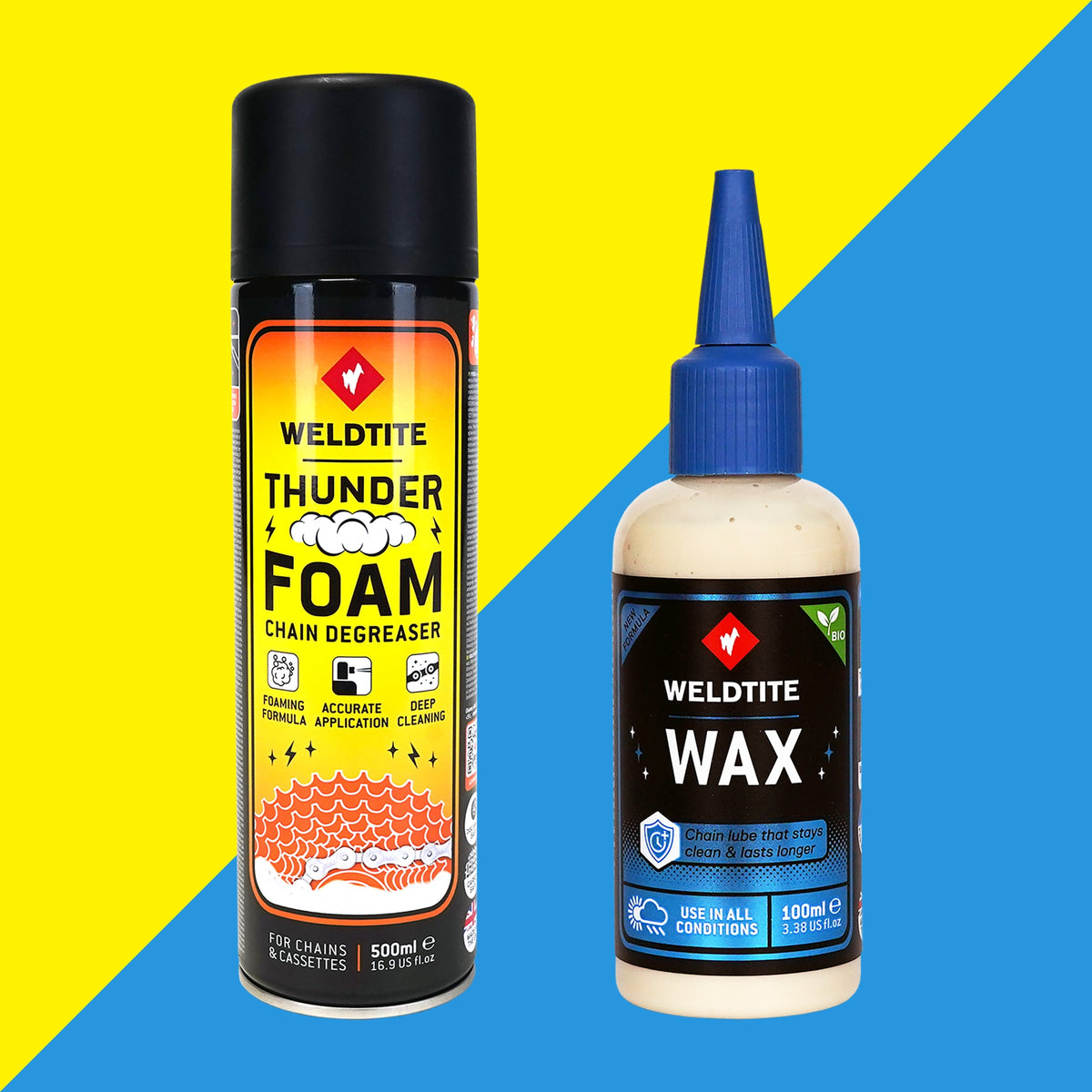 Drivetrain Duo Bundle - Thunder Foam (500ml) + Wax (100ml)